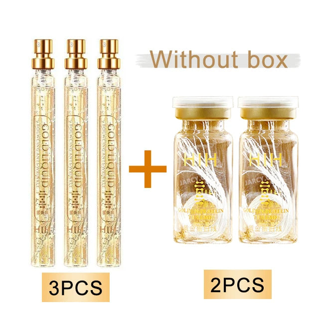 Korea 24k Care Serum Active Collagen Silk Care Lifting Firming Set Hyaluronan Silk Line Moisturizing Essence Firming Skin Care