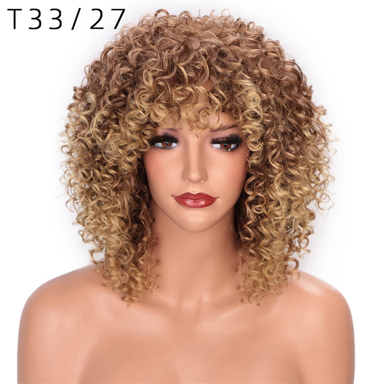 Curly Long High Temperature Wire Wig-0
