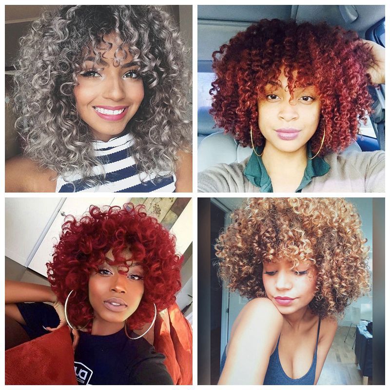 Curly Long High Temperature Wire Wig-4