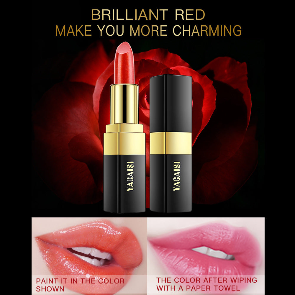 Moisturizing Gradient Red Rose Lipstick-4