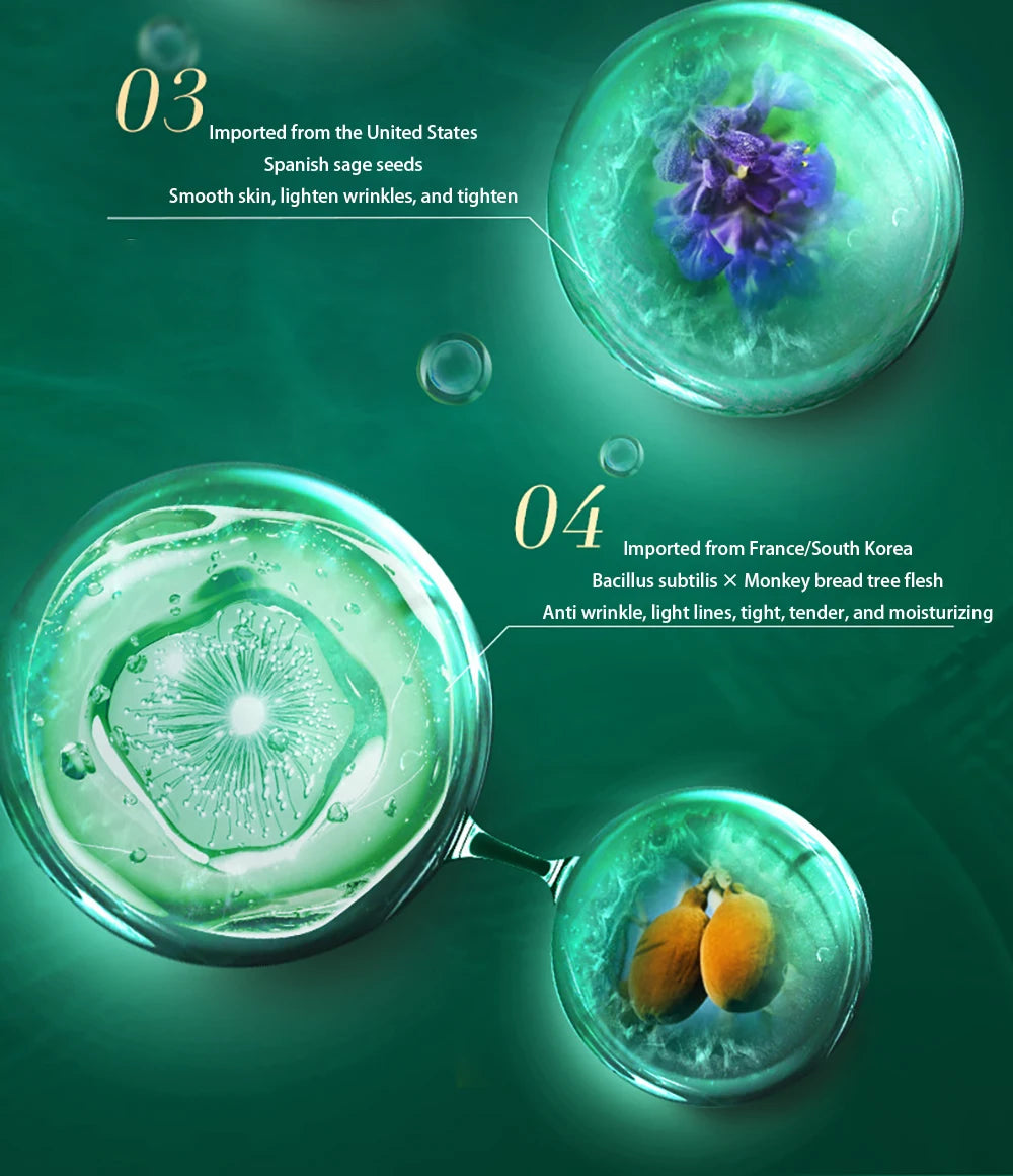 Sea Grape Collagen Firming Revitalizing Cream Hydrating Moisturizing Repair Skin Dark Yellow Rough Skin Care Korean Face Cream