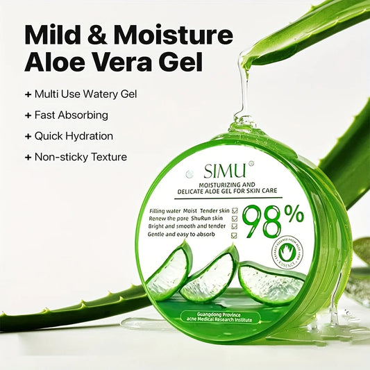 Moisturizing Aloe Vera Gel Hydration - Meticulous Skin Care