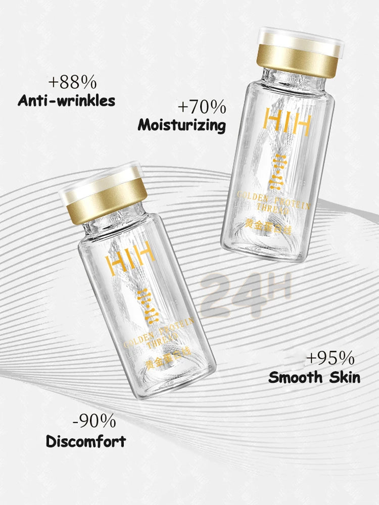 Korea 24k Care Serum Active Collagen Silk Care Lifting Firming Set Hyaluronan Silk Line Moisturizing Essence Firming Skin Care
