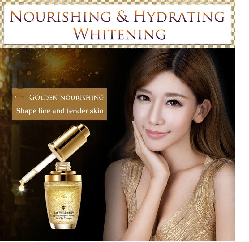 24K Gold Face Cream Whitening Moisturizing Day Creams & Moisturizers 24K Gold Essence Serum New Face Skin Care