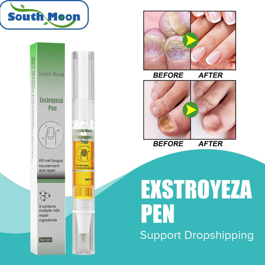 South Moon Nail Fungus Repair Pen Remove Onychomycosis Paronychia Reduce Toe Infection Brighten Nail Hand Foot Nail Care Liquid