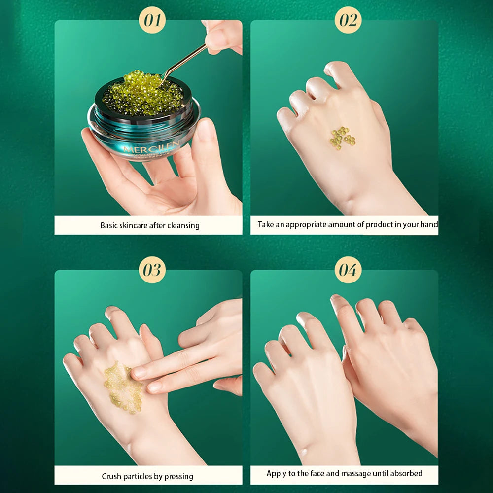 Sea Grape Collagen Firming Revitalizing Cream Hydrating Moisturizing Repair Skin Dark Yellow Rough Skin Care Korean Face Cream