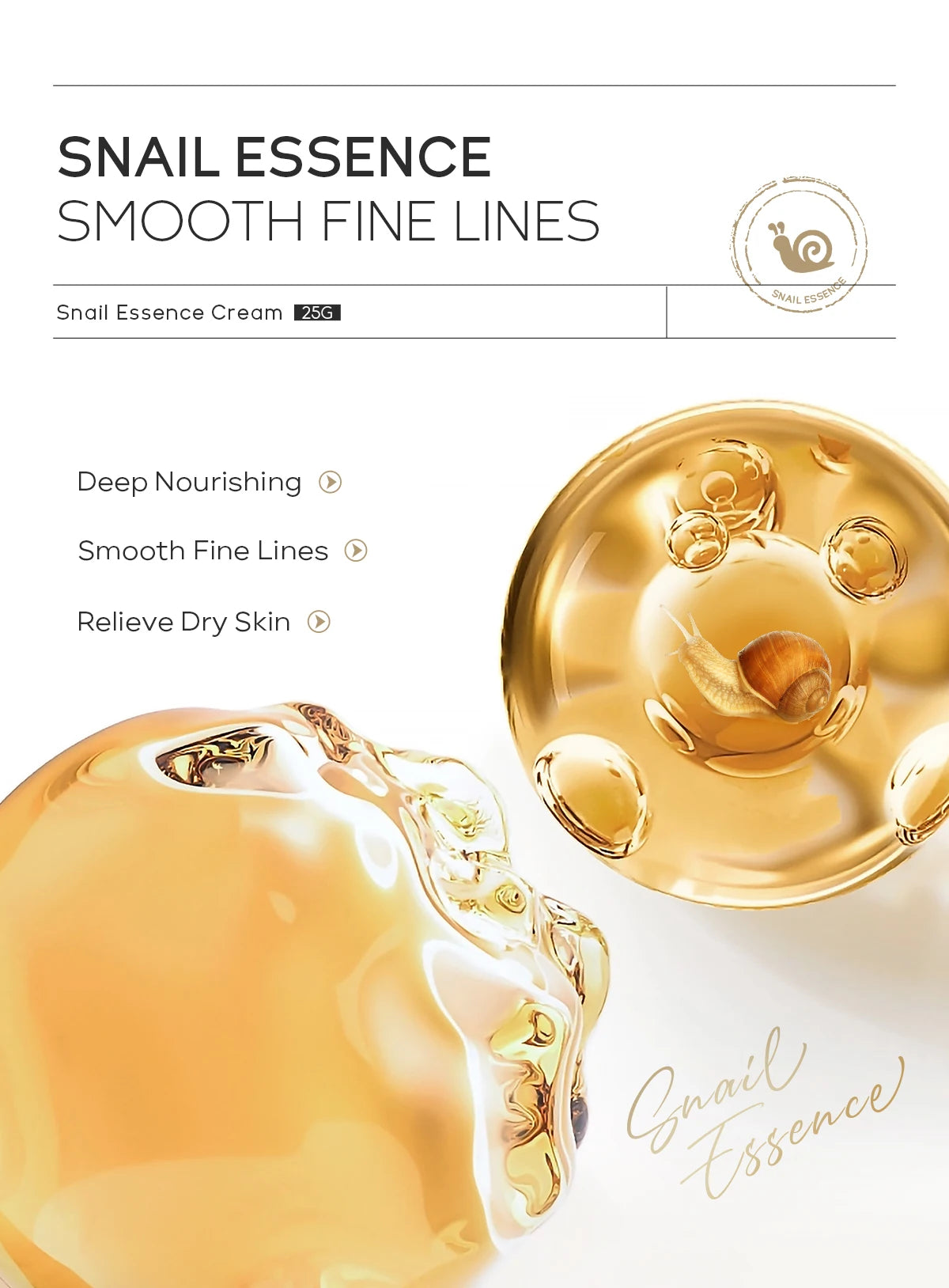 Snail Anti-aging Cream Collagen Moisturizing Nourish Repair Face Damaged Lift Firm Smooth Bright Whitening Skin Care Day Cream