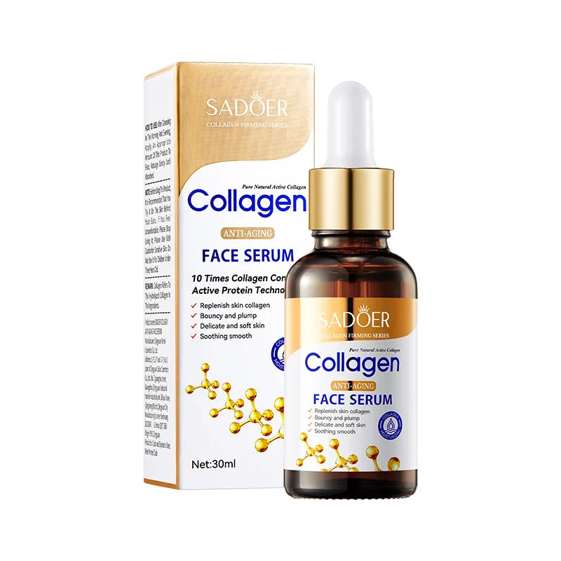 Collagen Skin Care Set Whitening Face Cream Anti-aging Firming Lifting Facial Serum Super Moisturizing Hyaluronic Essence